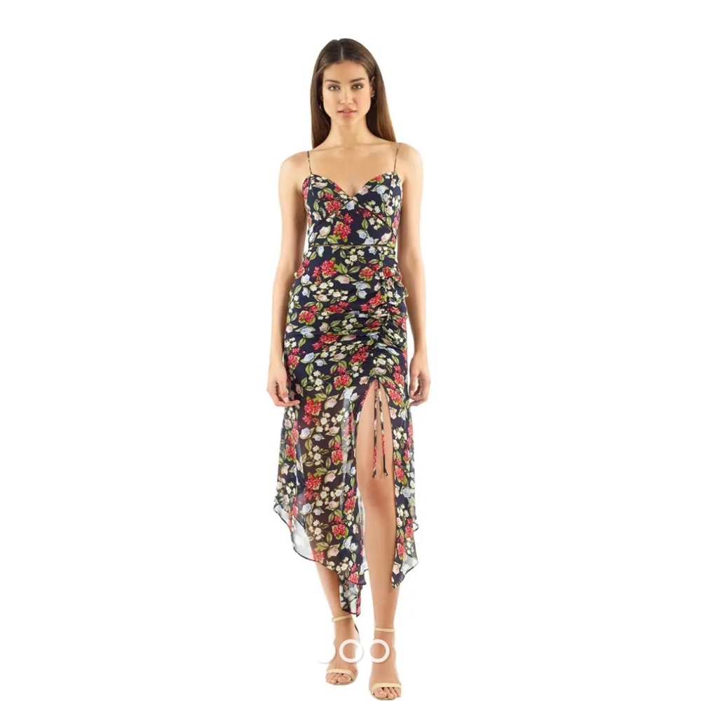 Nicholas Eva Floral Drawstring skirt